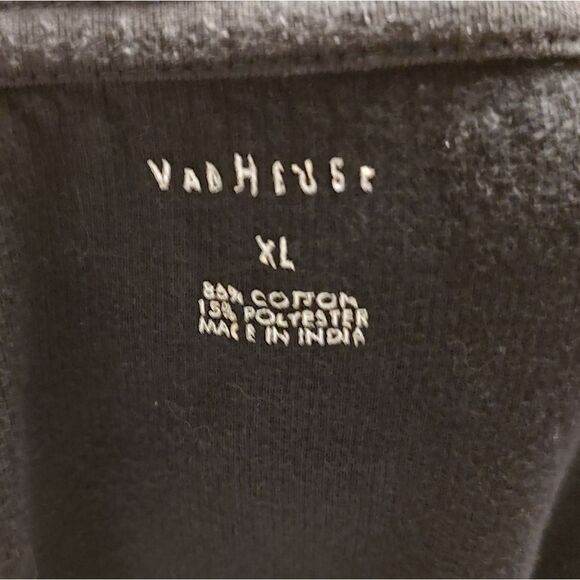 Men's Van Heusen Quarter Zip Charcoal Sweater XL - Picture 3 of 3